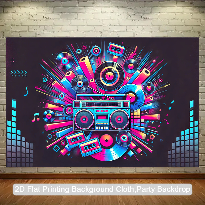 Audio Music For Background - منتج مسطح ثنائي الأبعاد، قطعة واحدة.