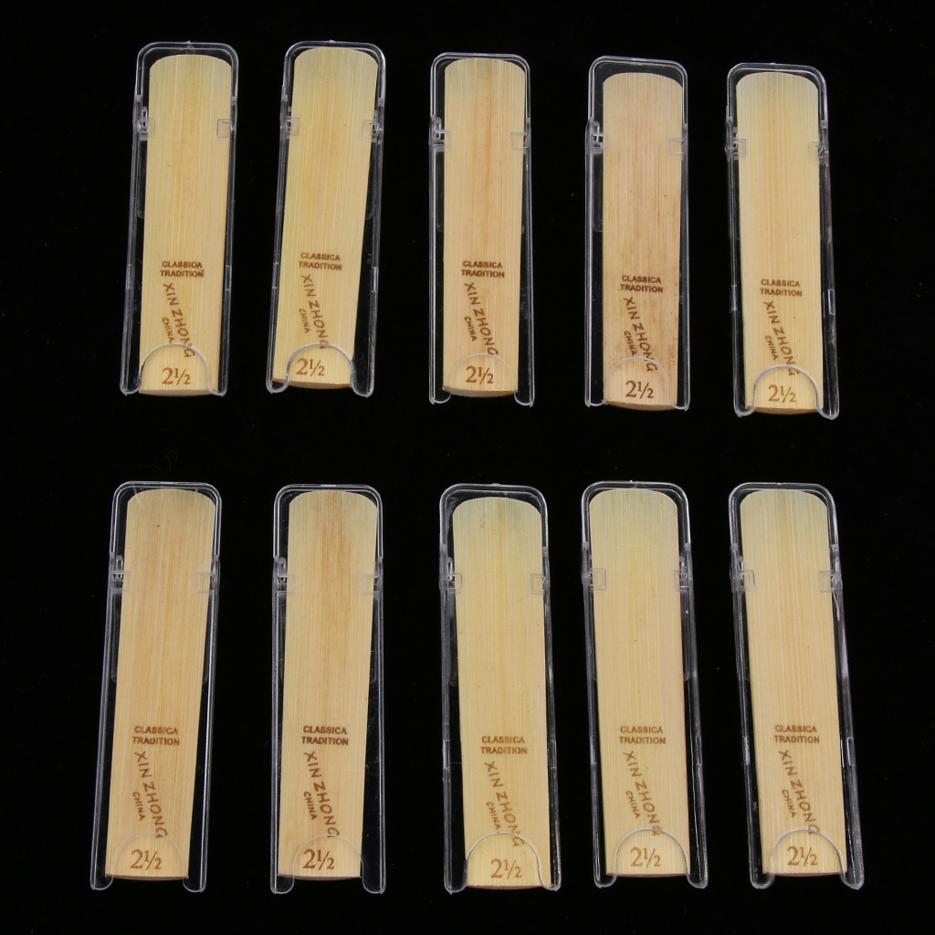 Saxophone Reed Pack - حزمة من 10 ألتو ساكسفون أداء