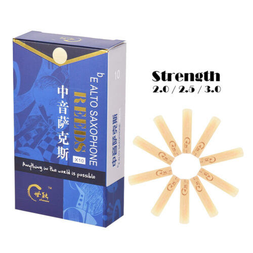 Saxophone Reed Pack - 10 حزمة ألتو ساكس الساكسفون القصب