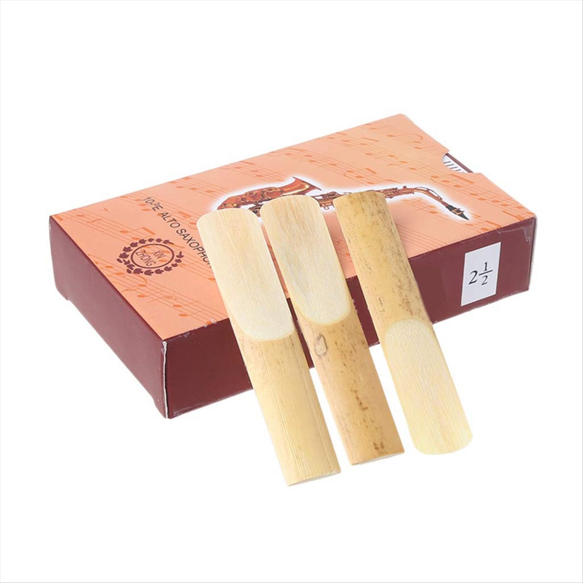 Saxophone Reed Pack - مجموعة من 10 قطع من ريشات