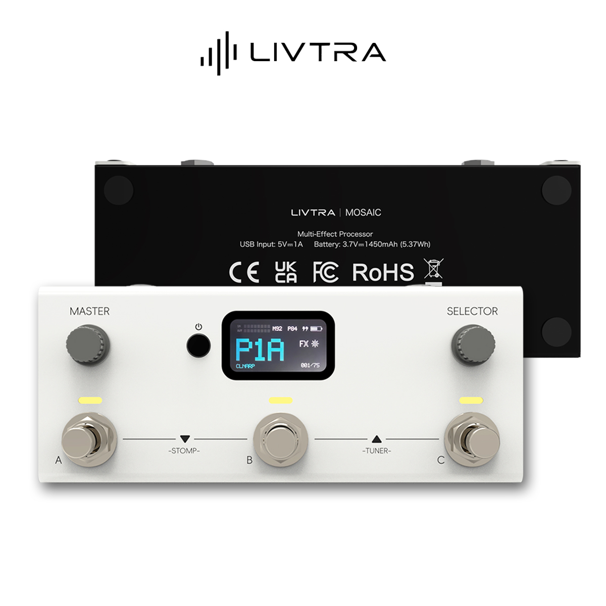 LIVTRA MOSAIC دواسة تأثيرات جي - مراجعة Audio Music Interface وسعره