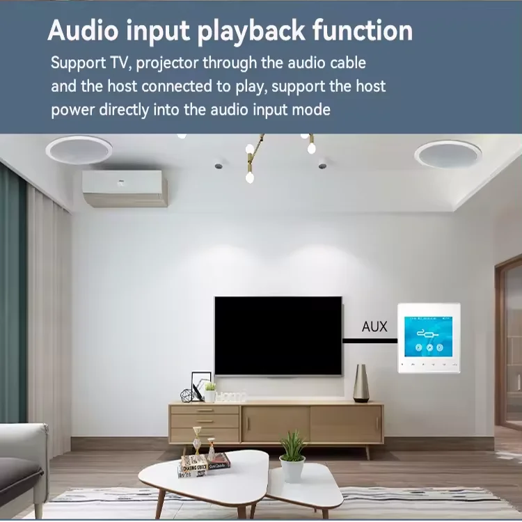 المنزل بلوتوث الجدار مكبر للصو - مراجعة Audio Music For Background وسعره
