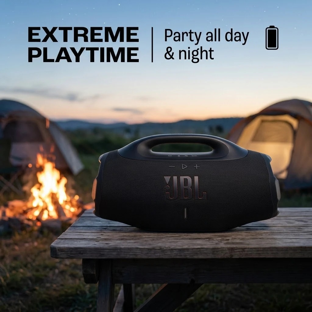 مكبر صوت لاسلكي كبير JBL BOOMB - مراجعة Jbl Speaker Go 4 وسعره