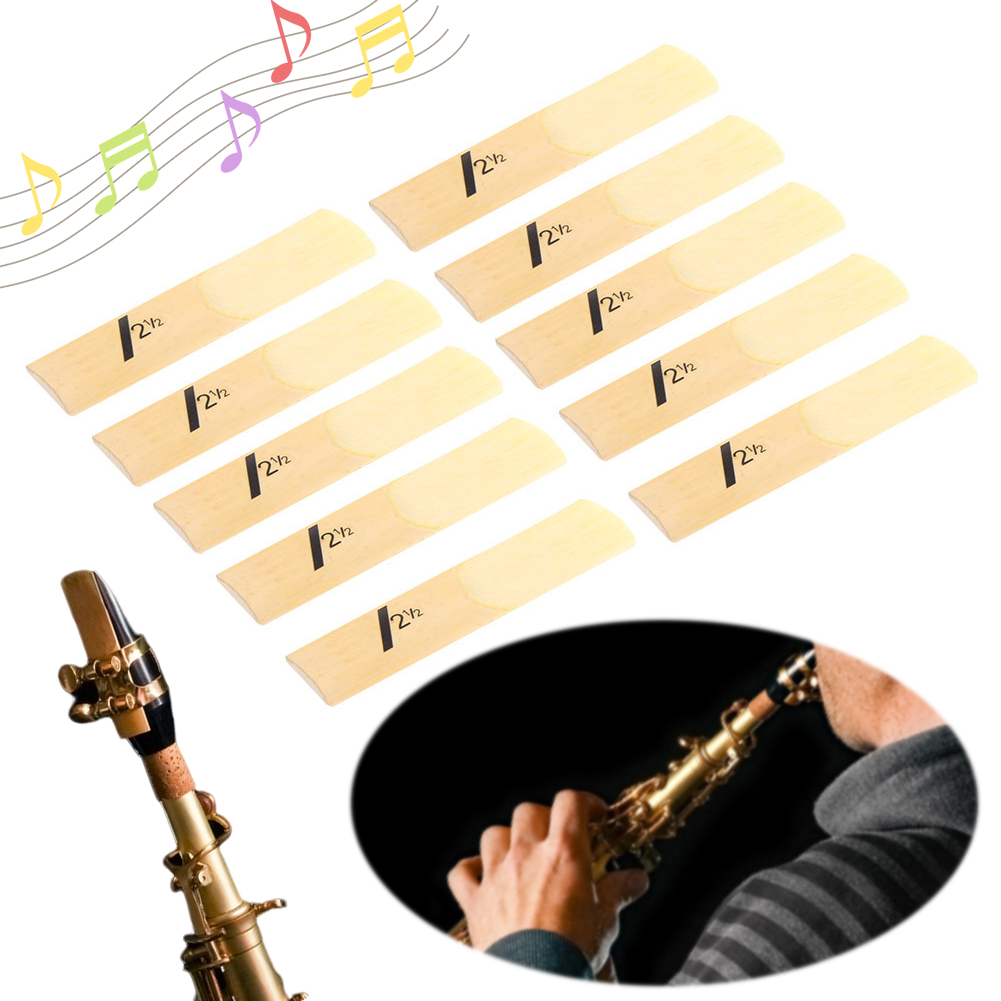 10 قطع من أعواد الساكسفون الأل - مراجعة Saxophone Reed Pack وسعره