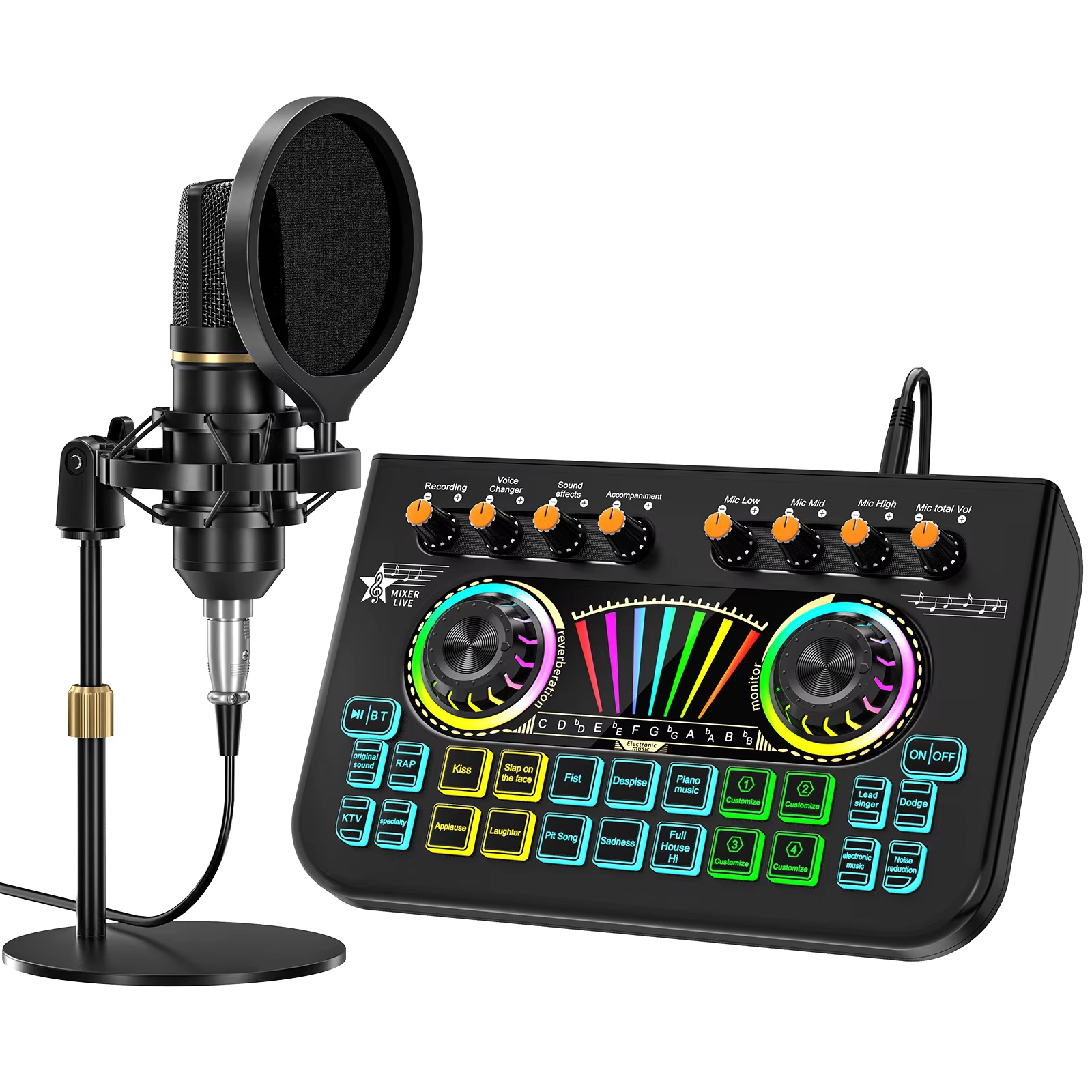 طقم ميكروفون بودكاست Tenlamp X - مراجعة Audio Music Youtube وسعره